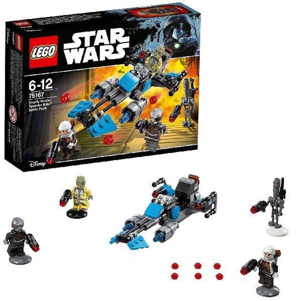 Lego- Star Wars 75167 Bounty Hunter speeder bike ( Nieuw)