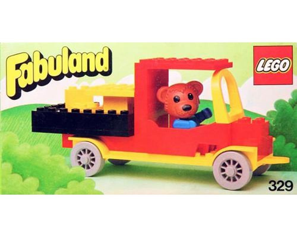 Bernard Bear and Pickup Truck, Fabuland, 329