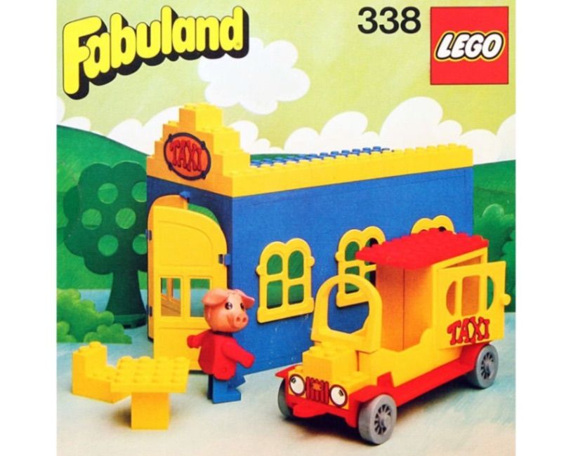 Blondi the Pig and Taxi Station,, Fabuland, 328