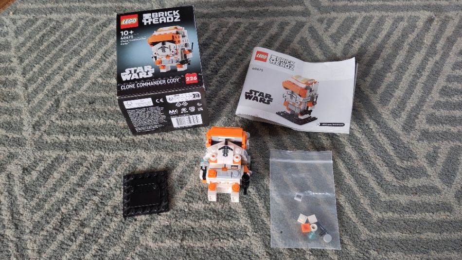 Brick headz - clone commander Cody