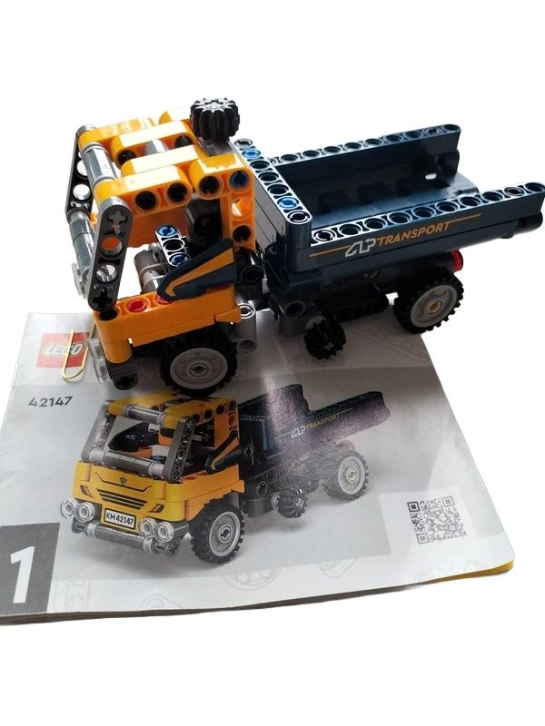 LEGO Technic vrachtwagen / kiepwagen 42147 – compleet + handleiding