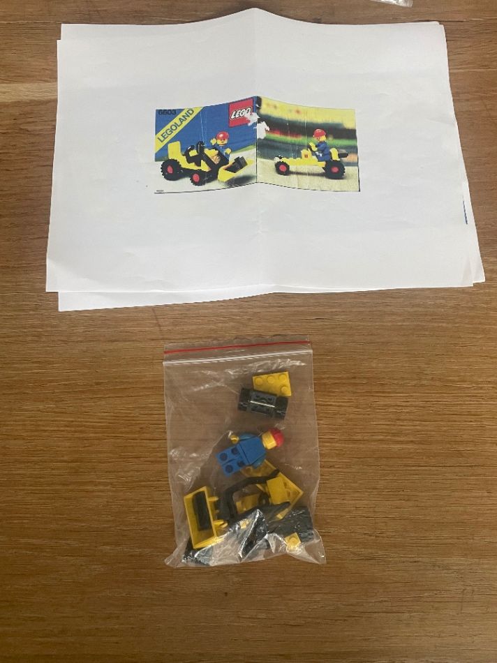 Lego 6603 Shovel truck