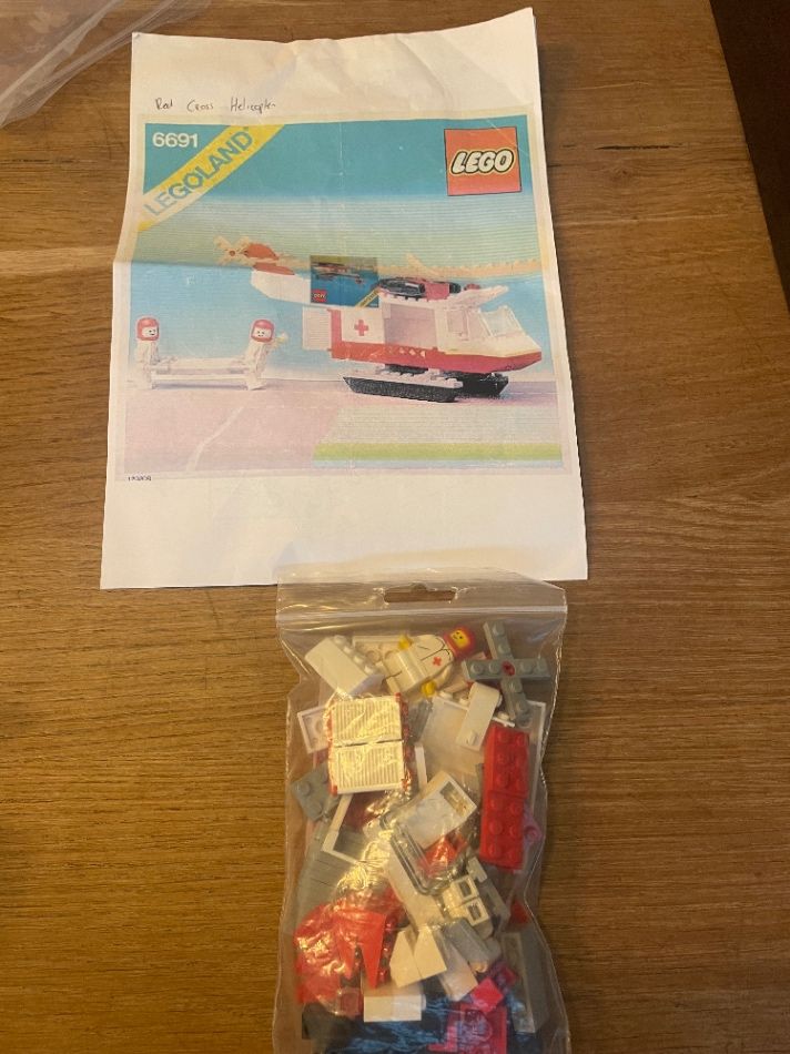 Lego 6691 Red Cross helikopter