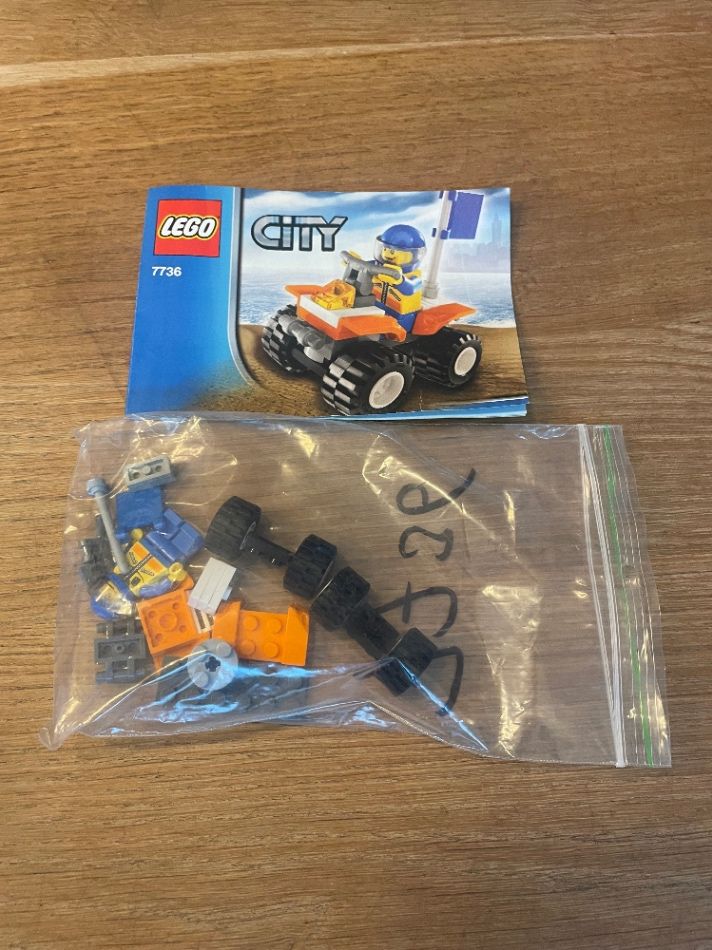 Lego 7736 Coast guard quad bike
