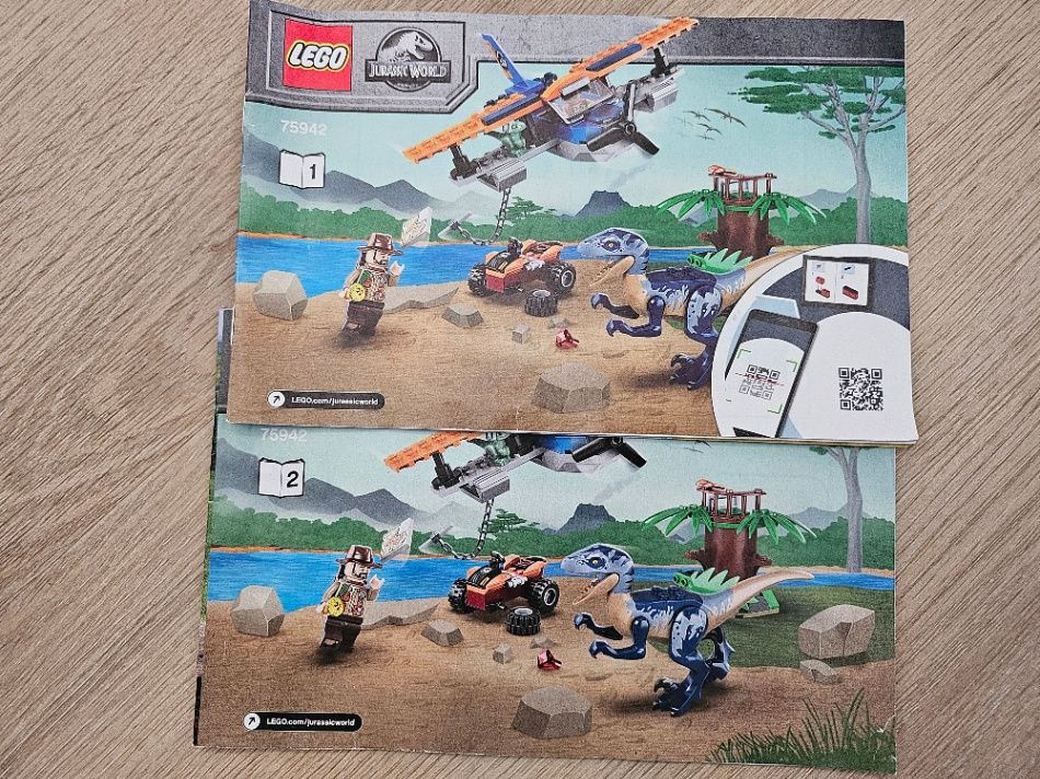 LEGO Jurassic World 75942 Velociraptor: Tweedekker reddingsmissie