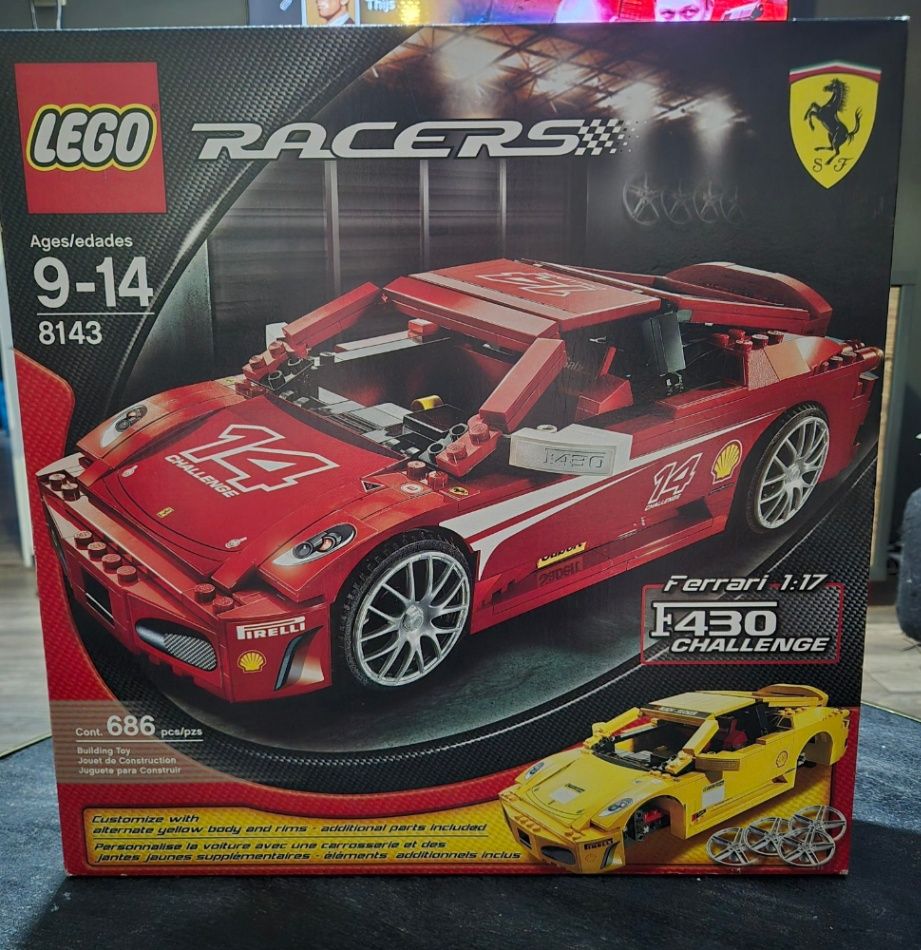 LEGO Racers 8143 Ferrari F430 Challenge – Factory Sealed