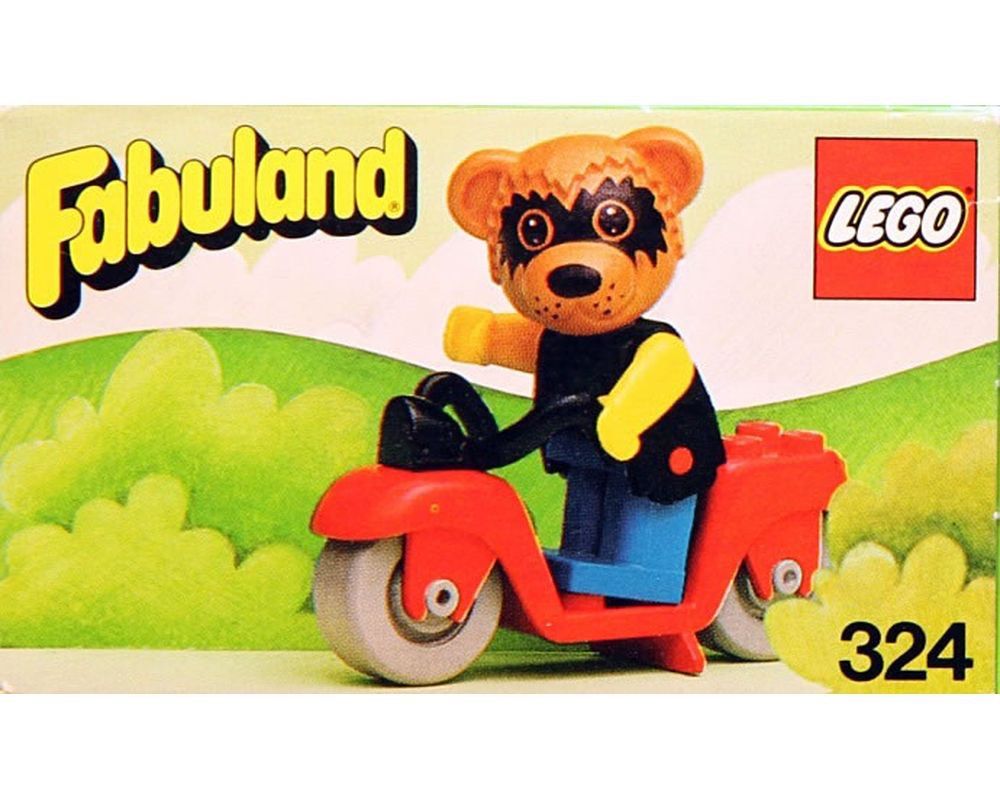 Ricky Raccoon on his Scooter, Fabuland, 324