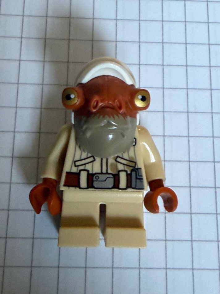 Zeldzaam: LEGO Star Wars Mon Calamari Officer (sw0248) - TOP staat